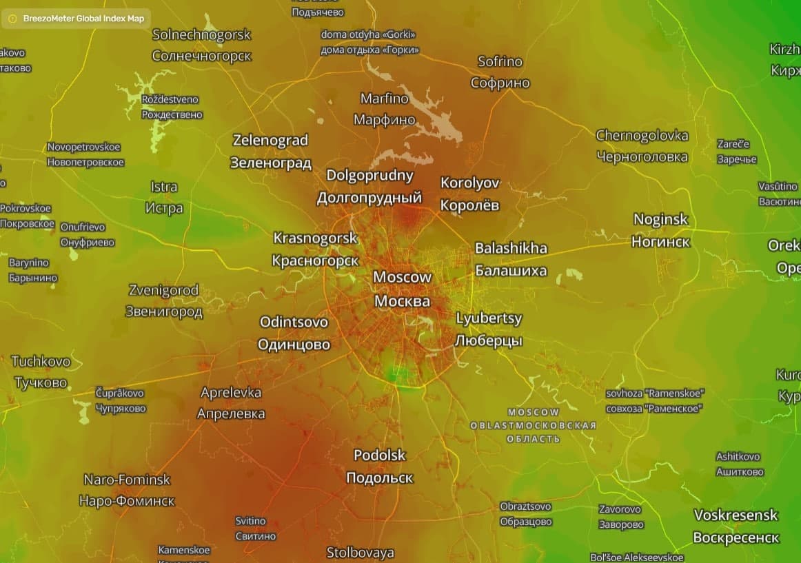 Погода балашиха московская сегодня