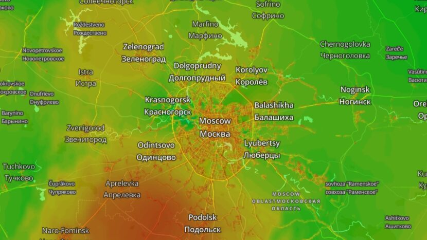 Качество воздуха в московском регионе находится сегодня в диапазоне между "хорошо" и "так себе"