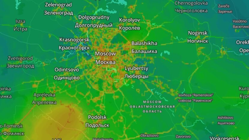 Маловетреная антициклональная погода в столичном регионе сказывается на качестве воздуха