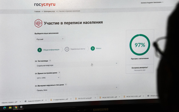 Более четверти прошедших перепись населения приняли в ней участие онлайн