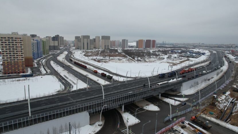 Собянин открыл новый участок Московского скоростного диаметра