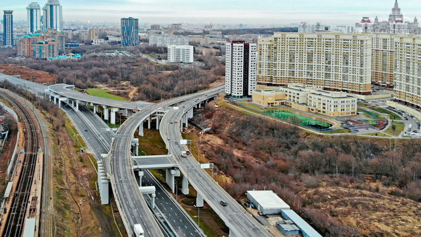 В Москве в районе Раменки появилась транспортная развязка