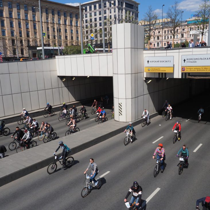 В Москве в выходные ограничат движение в связи с проведением велофестиваля