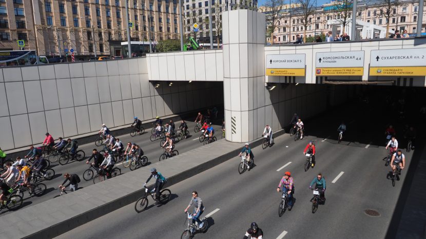 В Москве в выходные ограничат движение в связи с проведением велофестиваля