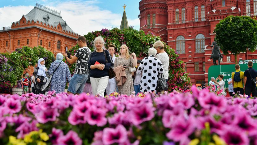 В Москве начался ландшафтный фестиваль "Цветочный джем"