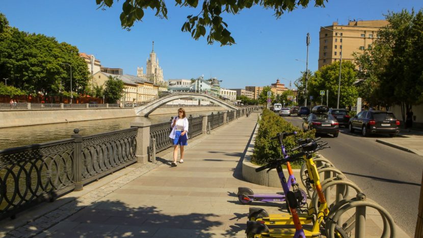 В Москве активно благоустраивают центральные набережные