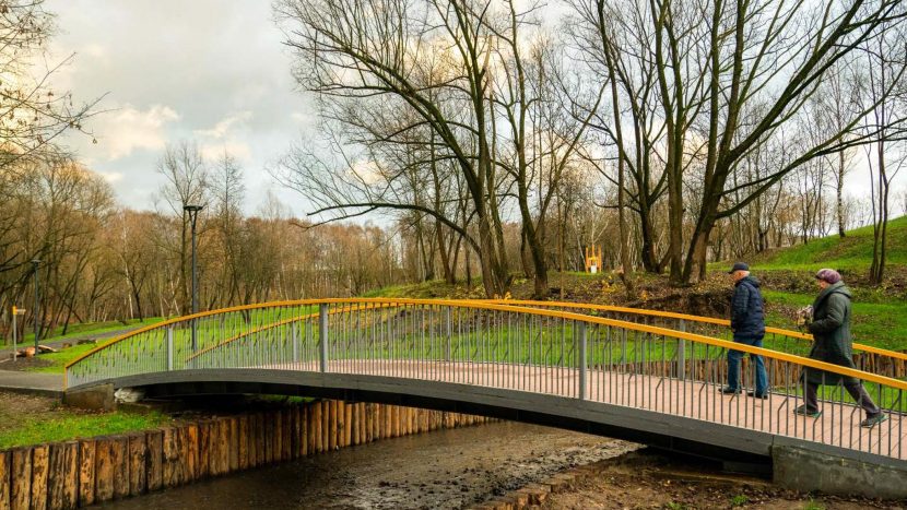 В Москве появился новый парк в поймах рек Шмелевки и Кузнецовки