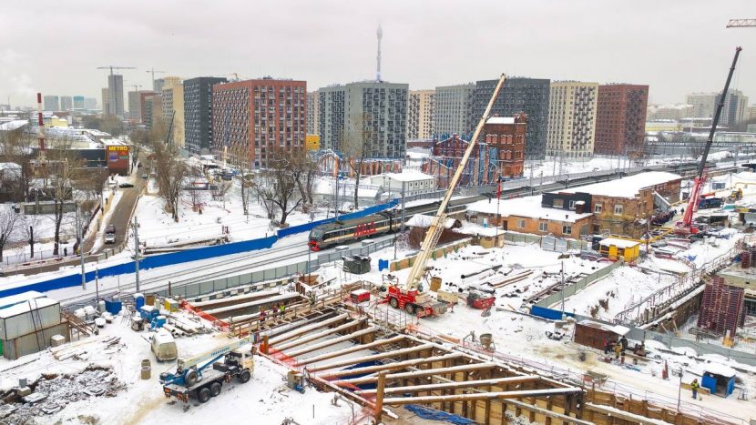 Новый тоннель под путями МЦД-4 соединит улицы Складочная и Двинцев