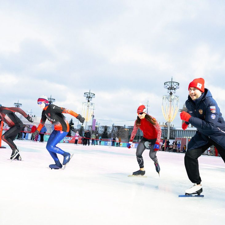 Десятый конькобежный фестиваль "Московские молнии" пройдет на ВДНХ