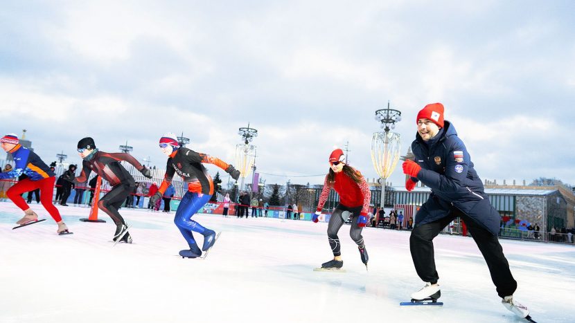 Десятый конькобежный фестиваль "Московские молнии" пройдет на ВДНХ