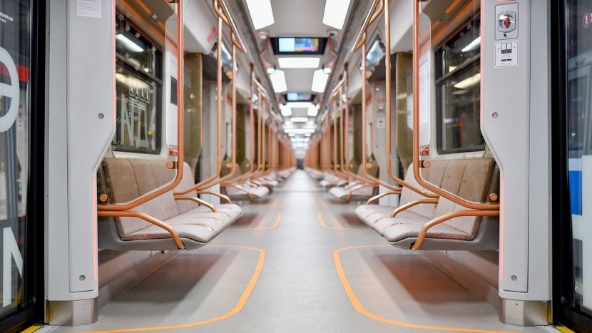 На линии метро вышло новое поколение поездов "Москва–2024"