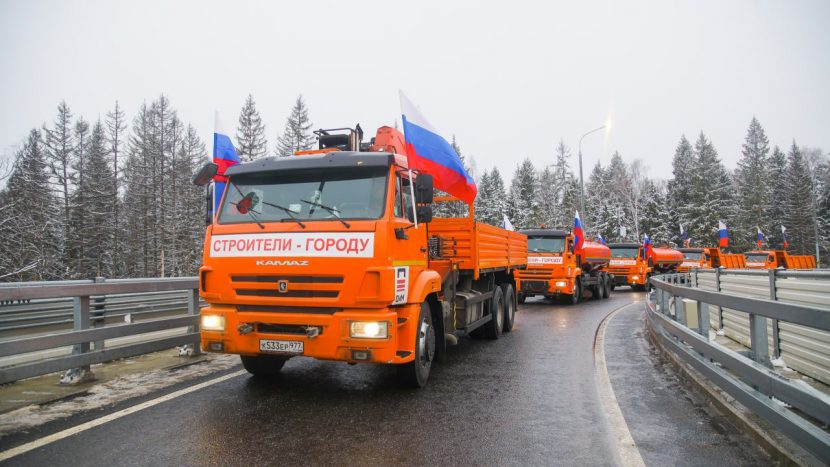 На Киевском шоссе открыли движение по новому участку дороги