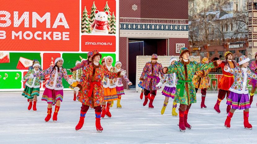 Ледовое шоу "Масленица" покажут на площади Революции