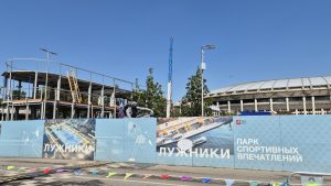 Центральную площадь "Лужников" обновят до конца года