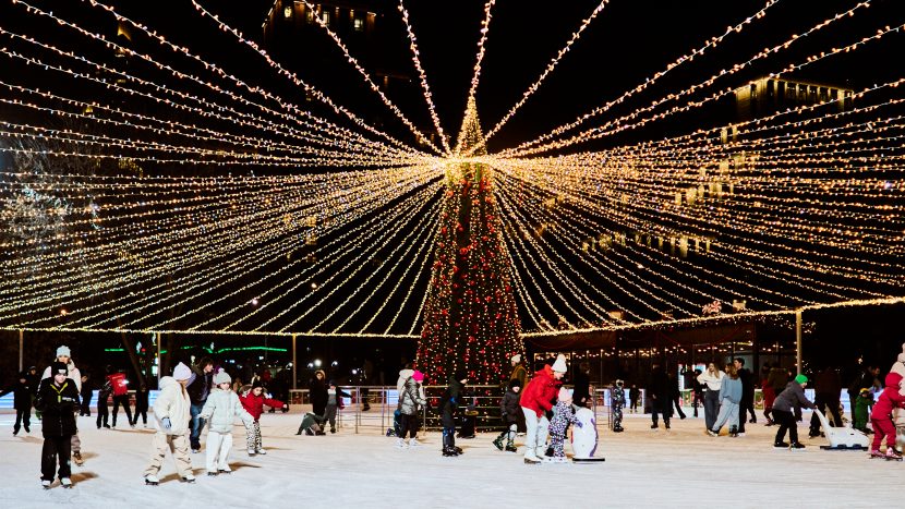 Катки в московских парках начали принимать первых посетителей