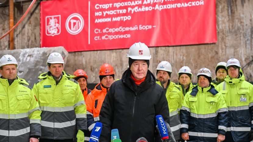 Началась проходка тоннеля между станциями метро "Серебряный Бор" и "Строгино"