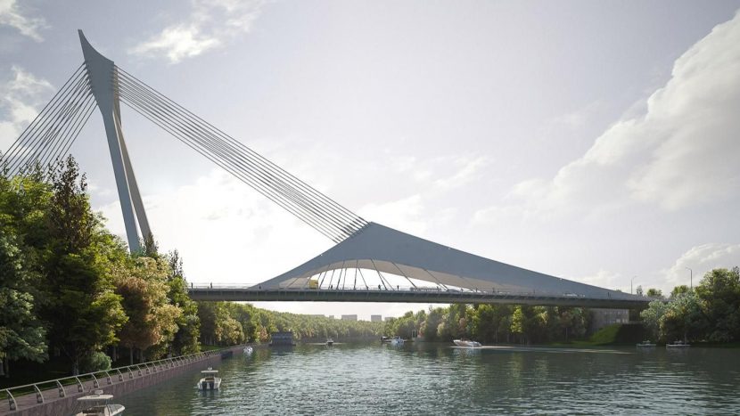 Четыре вантовых моста построят в Москве в течение трех лет