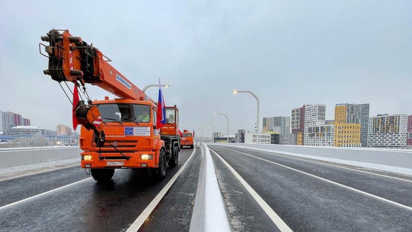 Новый путепровод над Южной рокадой откроют до конца года