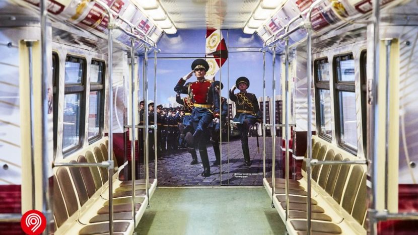В честь защитников: в московском метро запустили поезд в честь 10-летия Росгвардии