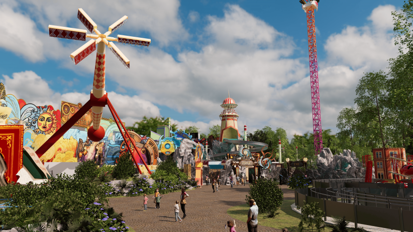 В "Острове Мечты" откроется новая уличная зона с экстремальными аттракционами