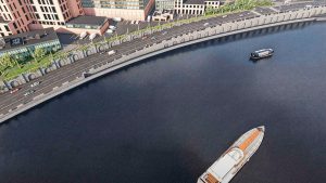 В Москве реконструируют Крутицкую и Симоновскую набережные