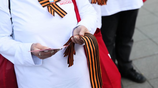 Георгиевские ленты будут раздавать на столичных вокзалах