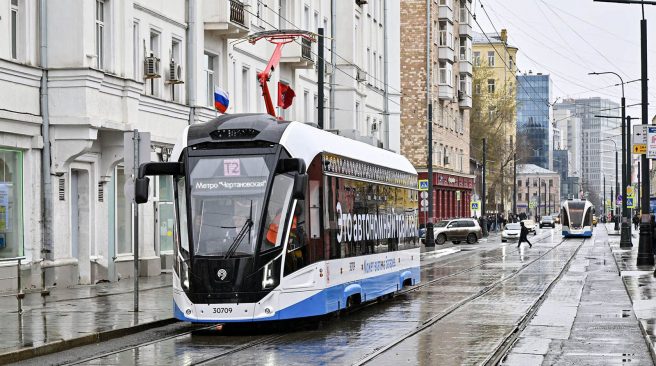 Второй Московский трамвайный диаметр запустили в столице