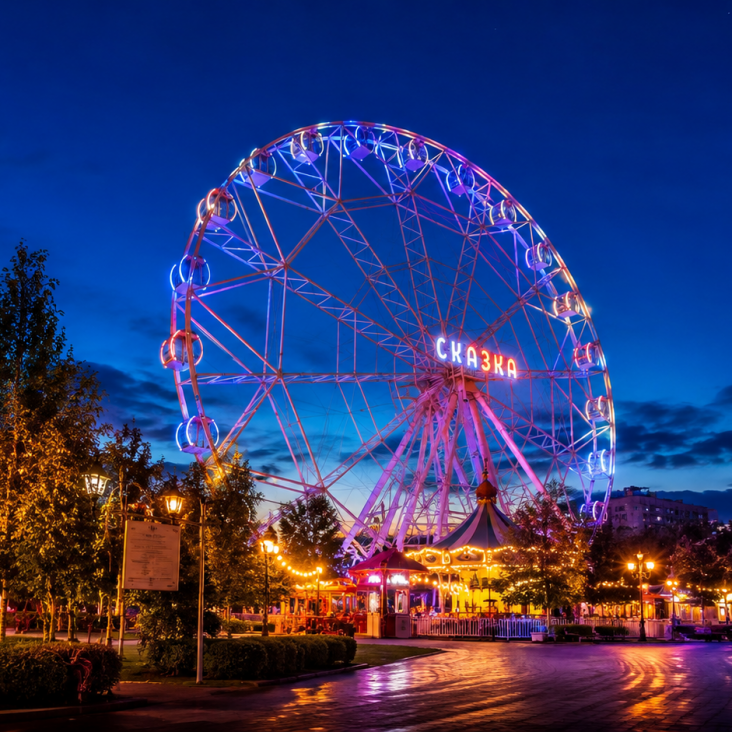 Night Riders в парке "Сказка": Москва получит новый ночной формат развлечений на лето