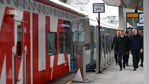 На вокзале "Москва-Сити" открыли первую в России платформу для международных поездов