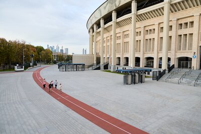 В "Лужниках" открыли новый беговой маршрут длиной 1,1 км