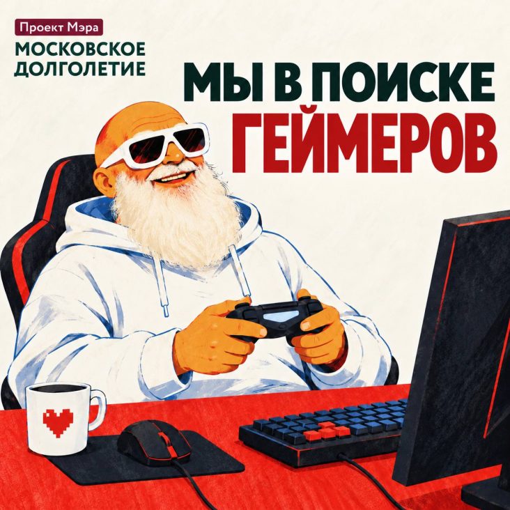 В столице сформируют киберспортивную сборную из участников "Московского долголетия"